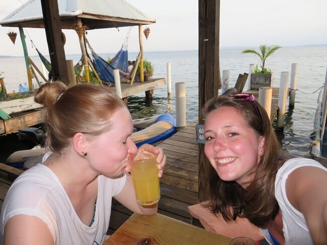 Holenderki w barze w Bocas